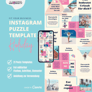 Instagram Puzzle Template - Holiday