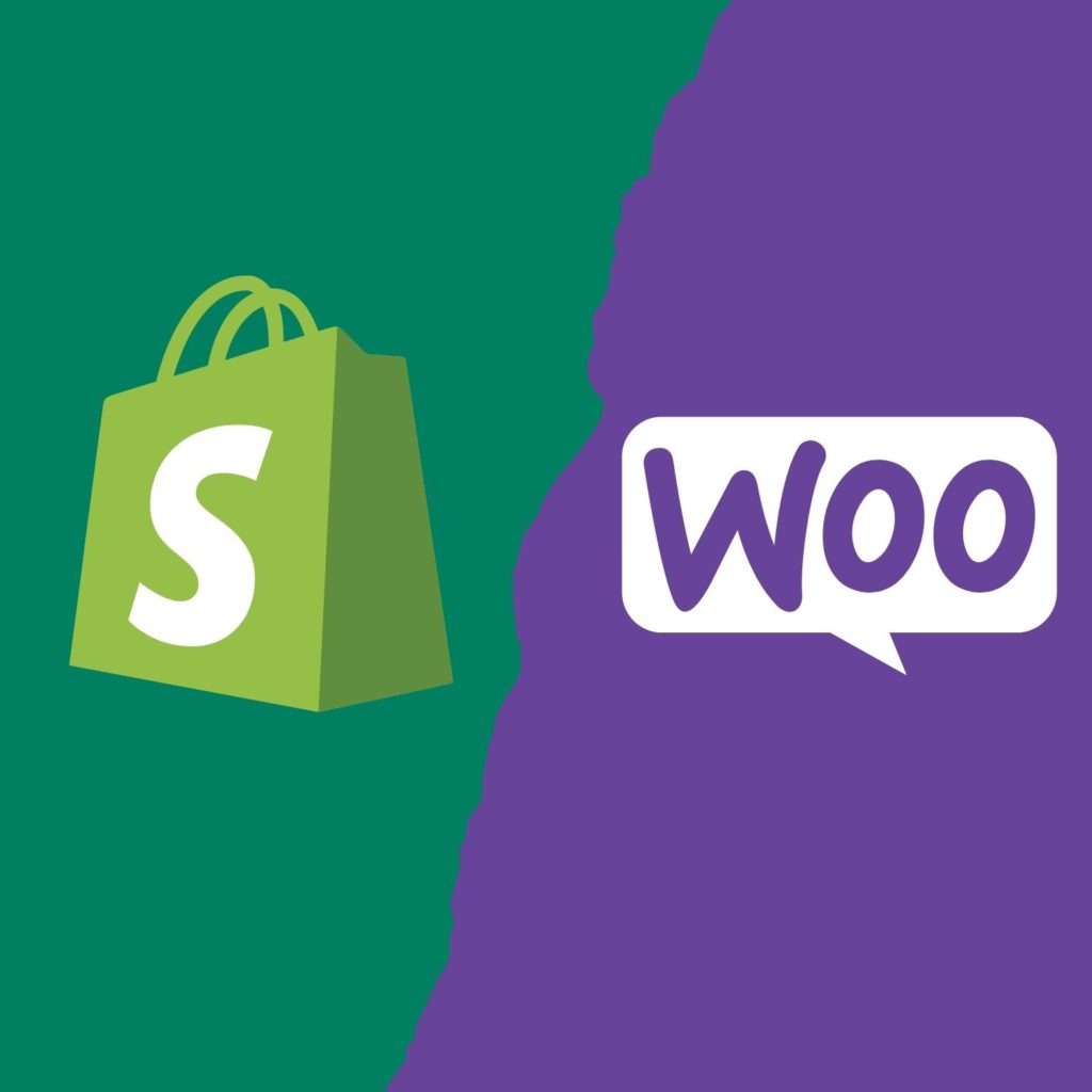 Onlineshop Vergleich: Shopify vs. WooCommerce.